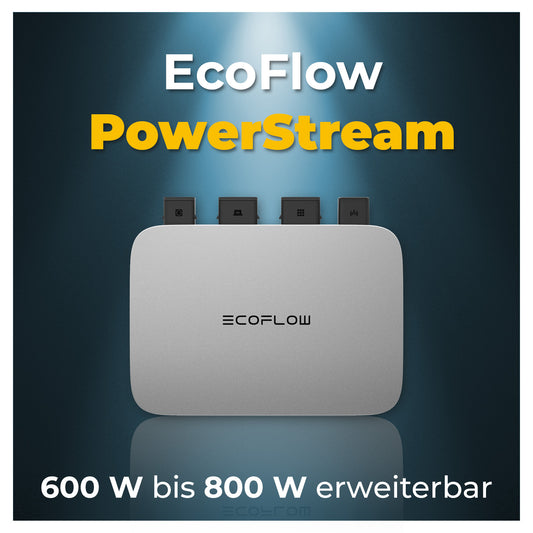 EcoFlow PowerStream 600W Wechselrichter Balkonkraftwerk